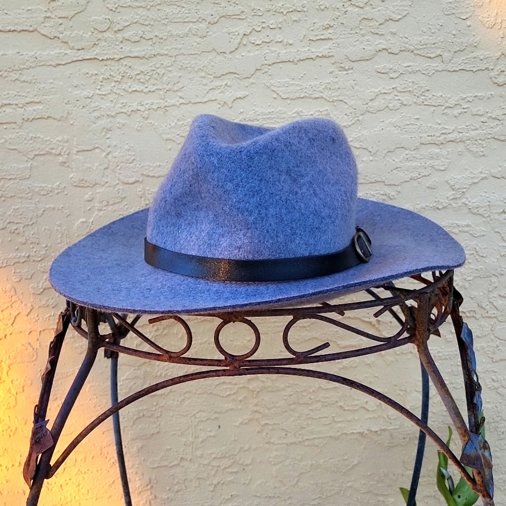 Gray Wool Hat